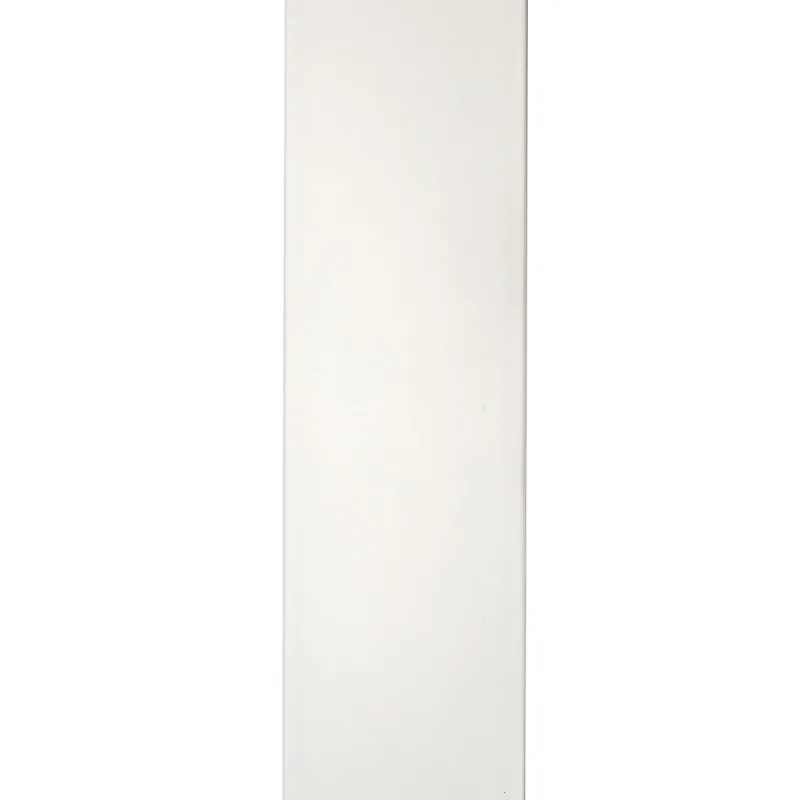 Rodapé Liso Rebaixo Traseiro Central Branco 7x1.5cmx2.4cm Tiklar
