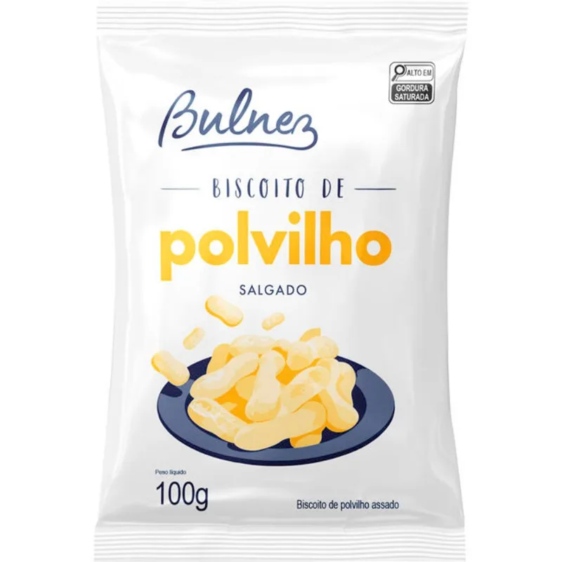 Biscoito de Polvilho Bulnez Salgado 100g - Haoma
