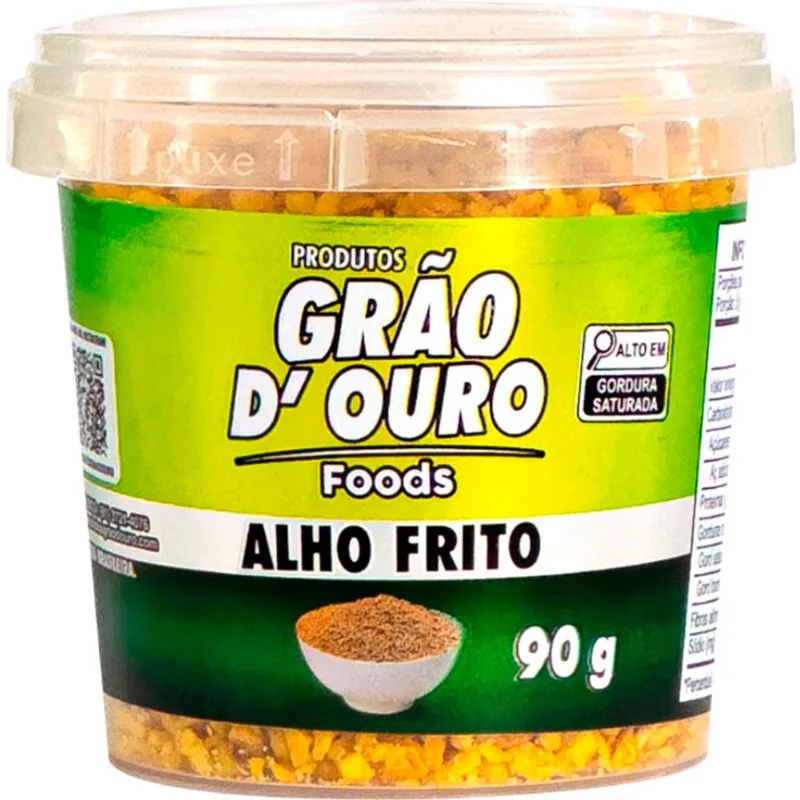 Alho Frito Grão D'Ouro 90g