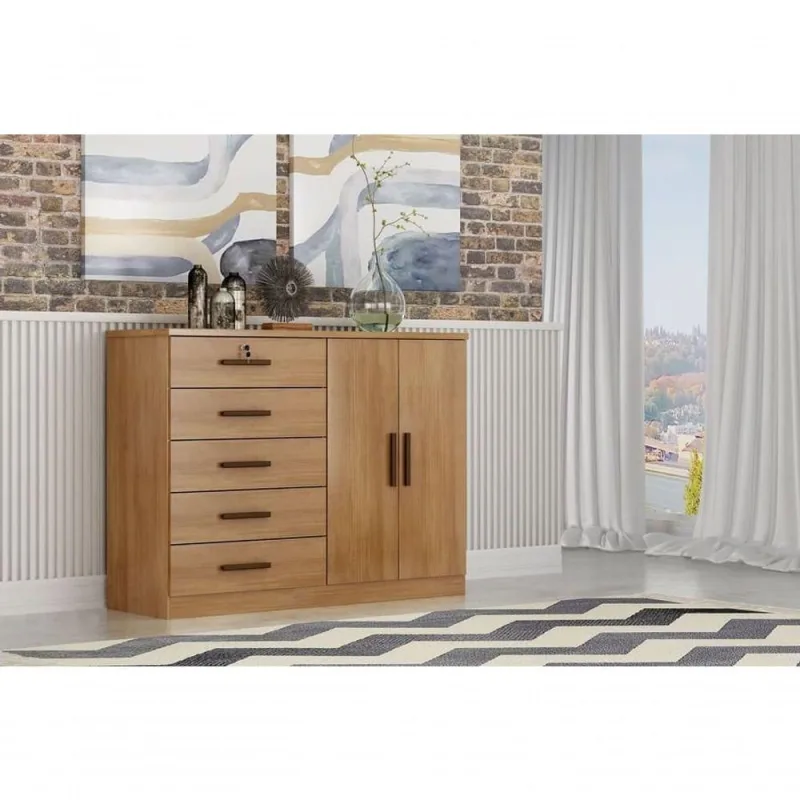 Cômoda Para Quarto Com Sapateira 5 Gav - Seul Novo Horizonte - OUTRAS