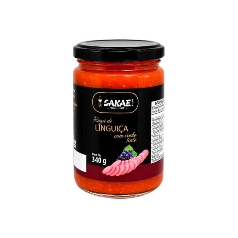 Molho Tomate Sakae Ragu Linguica 340g - Sakae
