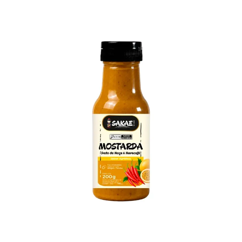 Mostarda Sakae Dedo de Moça & Maracuja 200g - Sakae