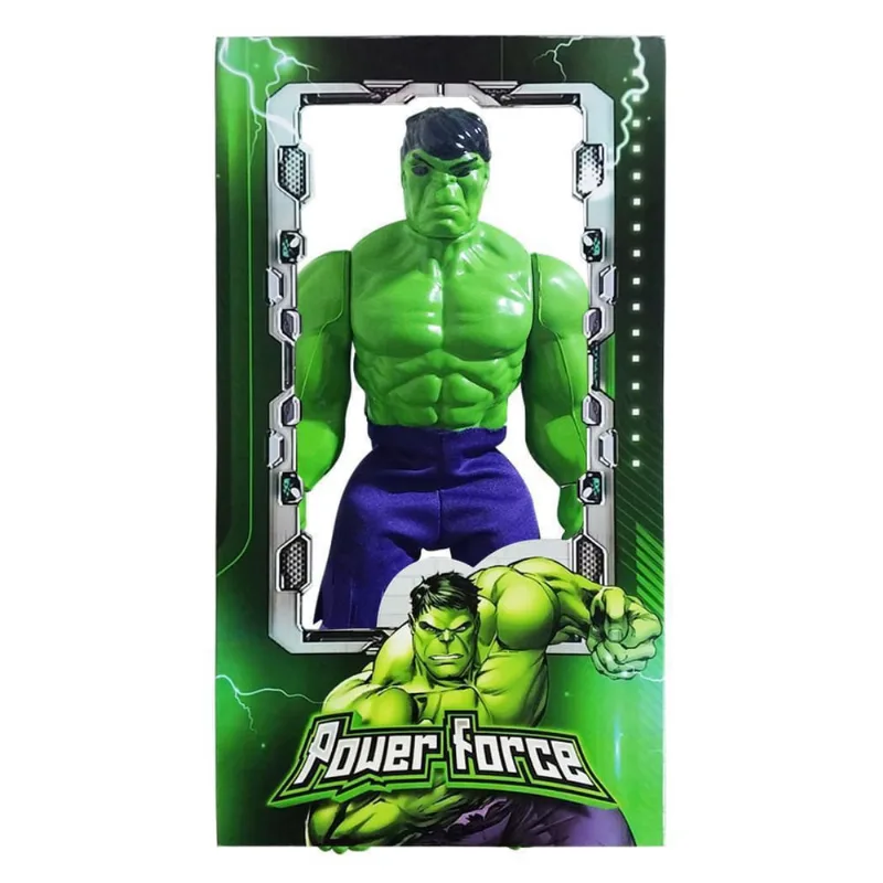 Boneco Super Herói Soldado Articulado Hulk Brinquedo