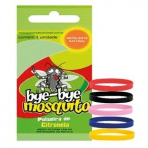 Pulseira De Citronela Bye Bye Mosquito Embalagem - BYE BYE MOSQUITO