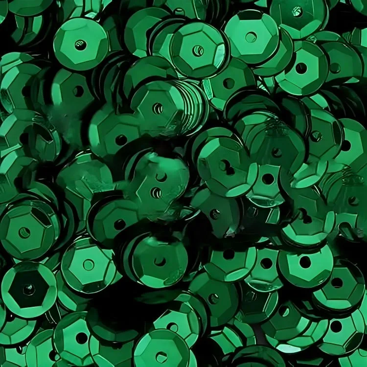 Lantejoula Verde N6 P 10gr - LC