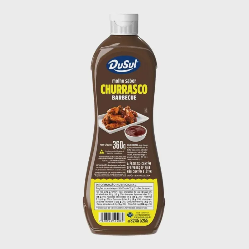 Molho Sabor Churrasco Barbecue Dusul 360g