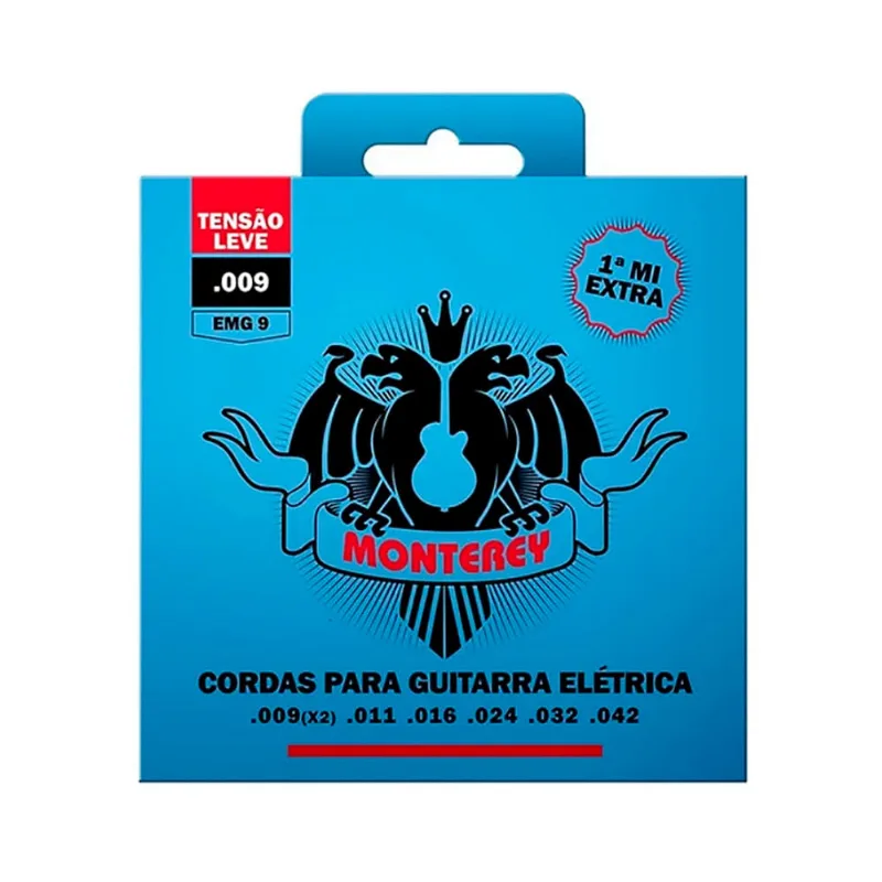 Encordoamento P/ Guitarra Monterey EMG9 9/42 - EC0339