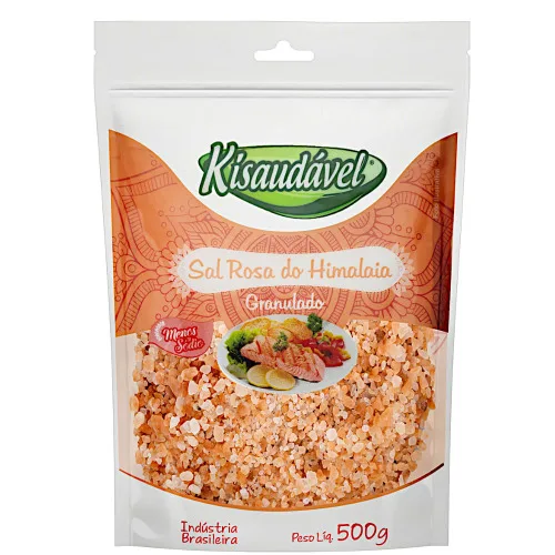 Sal Rosa Himalaia Grosso 500g Kisabor - KISABOR