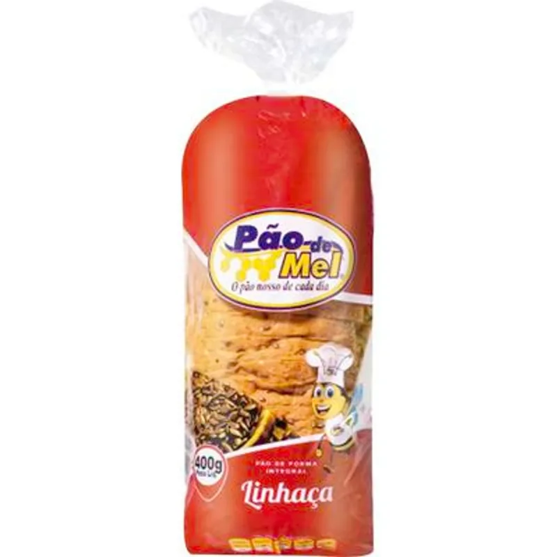 Pão de Forma Pão de Mel Integral Linhaça 400g