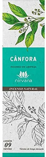 INCENSO NATURAL CÂNFORA 100% NATURAL (9 VARETAS) - DARSHAN