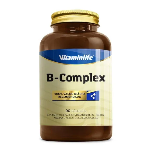 Nutricional Vitaminlife B Complex Pote 90 Cápsulas - VITAMINLIFE - Suplementos