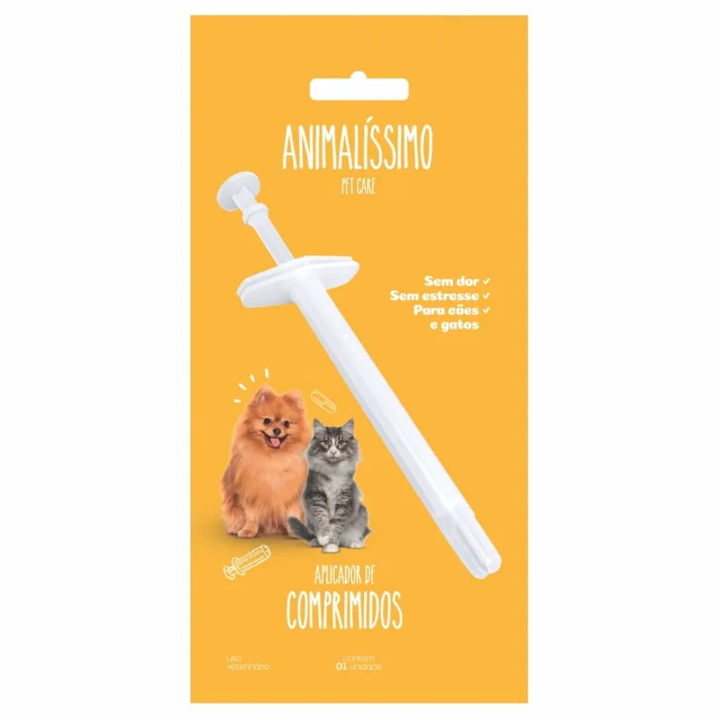 Aplicador de Comprimidos para Cães e Gatos Animalíssimo Único