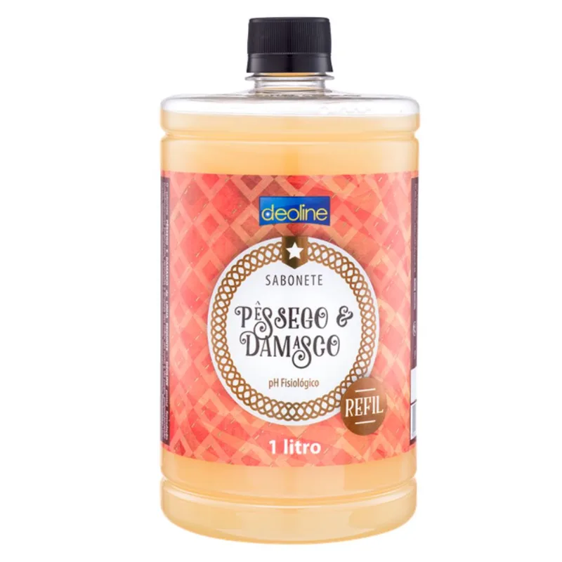 Sabonete Liquido Pessego E Damasco Refil 1l Deoline