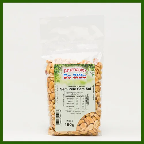Amendoim Do Sitio 150g Torrado S/pele S/sal - AMENDOIM - Mercearia