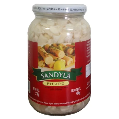 Palmito Acai Picado 300g Sandyla - SANDYLA - Mercearia