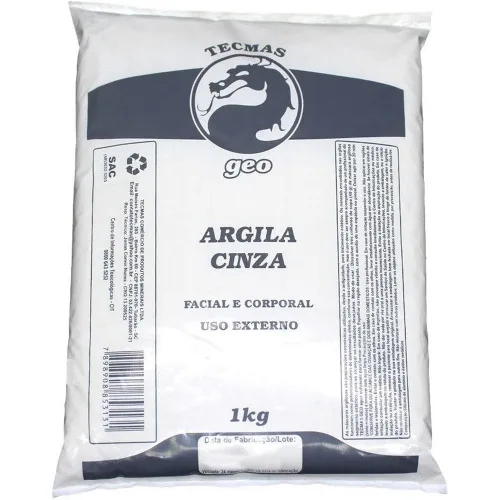 Argila Cinza 1 Kg Geo Tecmas - GEO