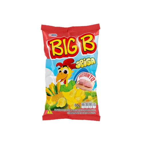 Salgadinho Mira Big B Spiga Presunto - Higiene E Beleza
