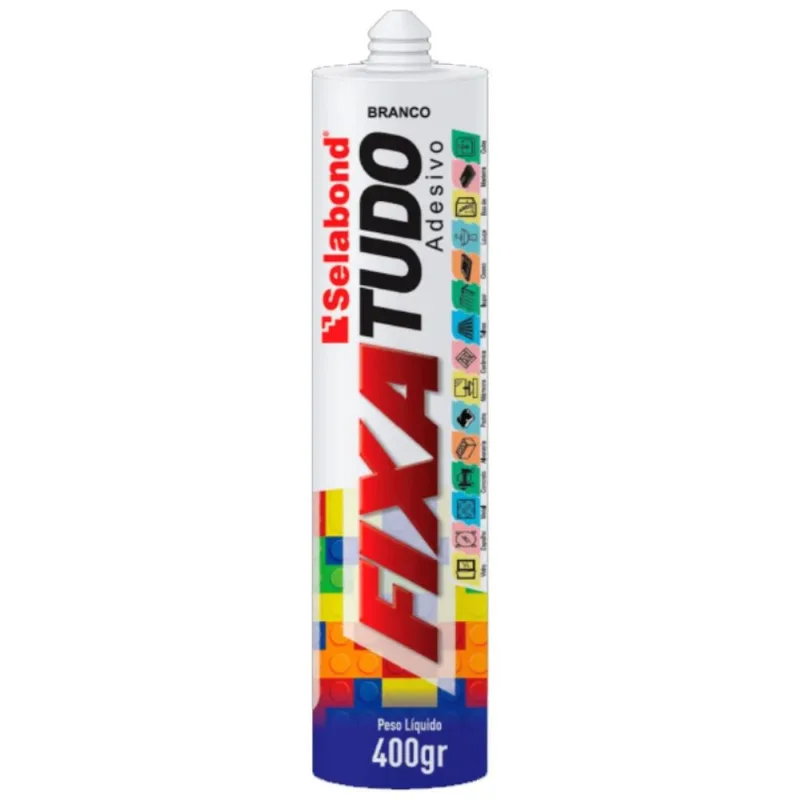 Adesivo Fixa Tudo 400g Branco Selabond
