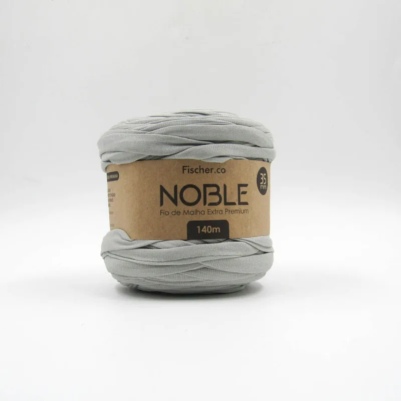 FIO DE MALHA PREMIUM FISCHER NOBLE 35MM COM 140 METROS 039Fm - Alumínio/Cinza