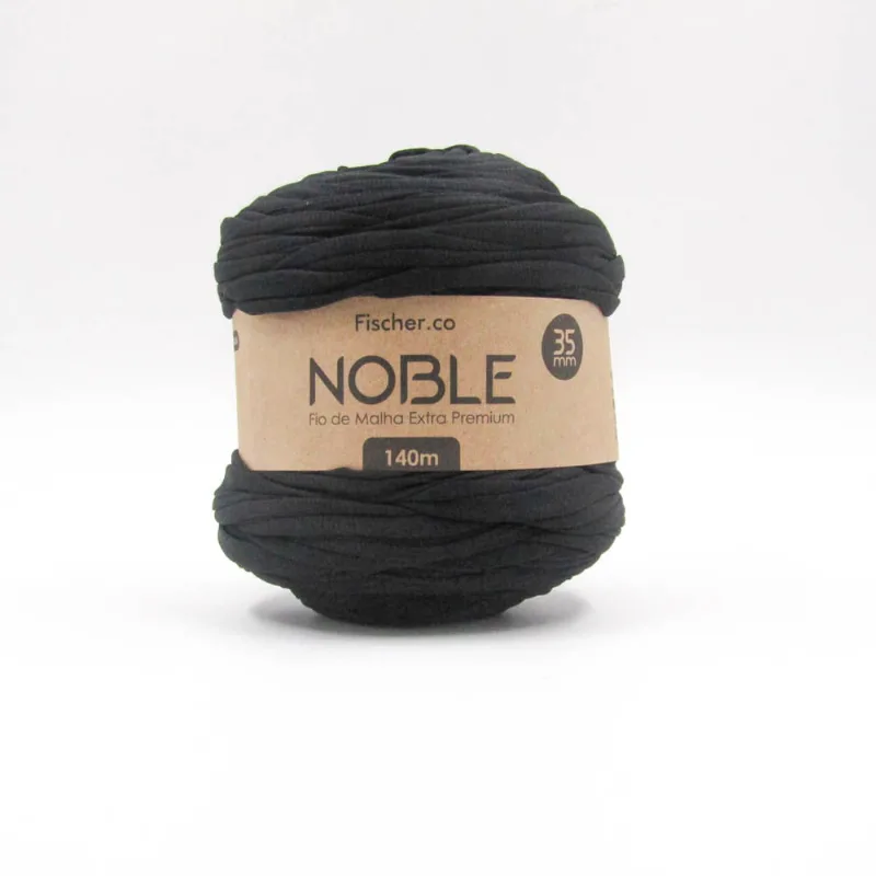 FIO DE MALHA PREMIUM FISCHER NOBLE 35MM COM 140 METROS 040Fm - Preto
