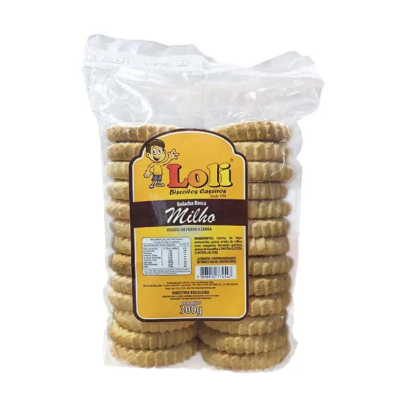 Bolacha Loli Rosca de Milho 300g