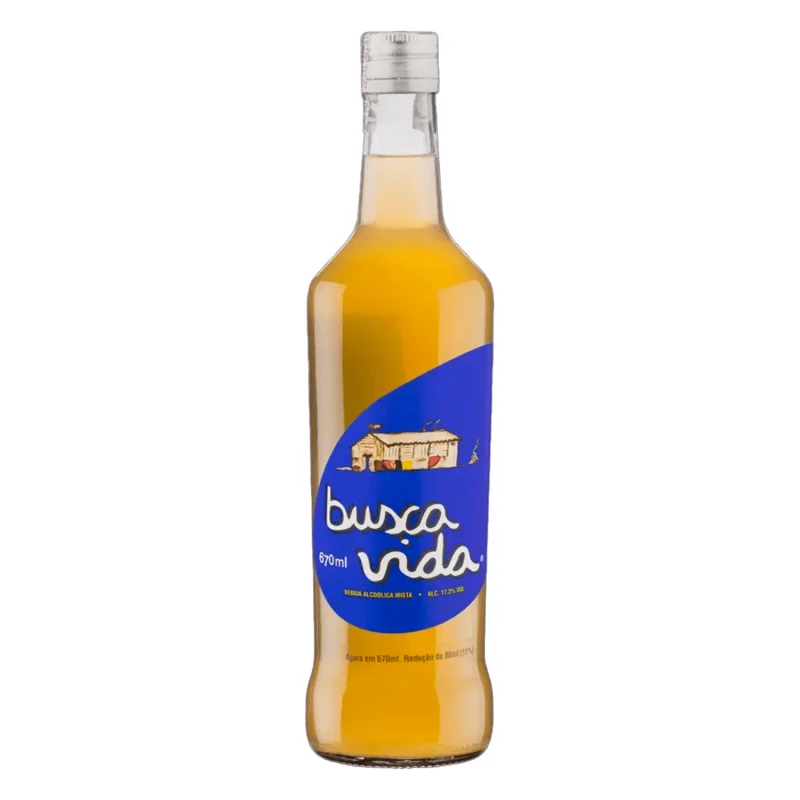 Cachaça De Mel E Limão Busca Vida 670ml - Não Informado - Bebidas