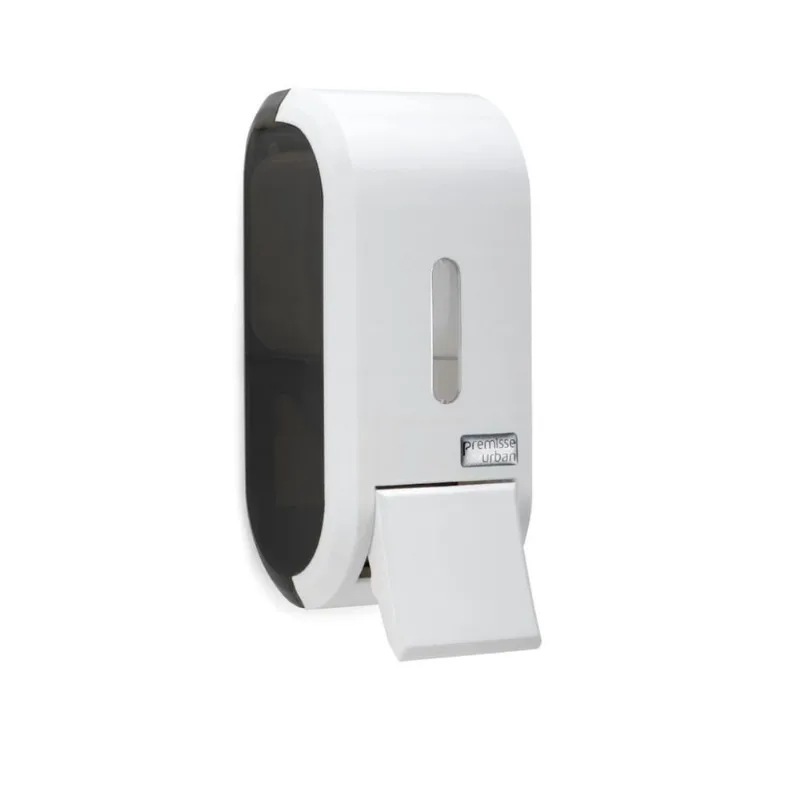 Dispenser Porta Saboneteira Compacta Black White Com Reservatório Premisse