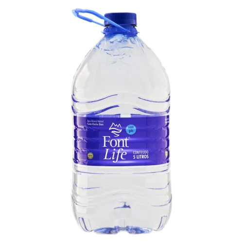 ÁGUA MINERAL NATURAL SEM GÁS FONT LIFE GALÃO 5L - FONT LIFE