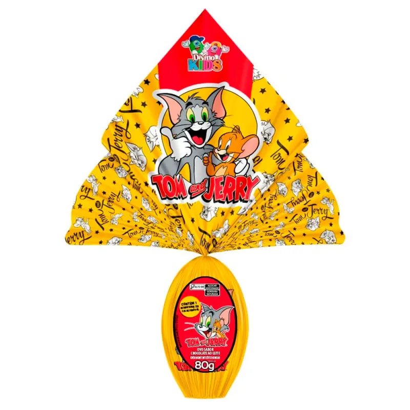 Ovo Páscoa Divino Vício Tom & Jerry 80g - DIVINO VICIO - Mercearia