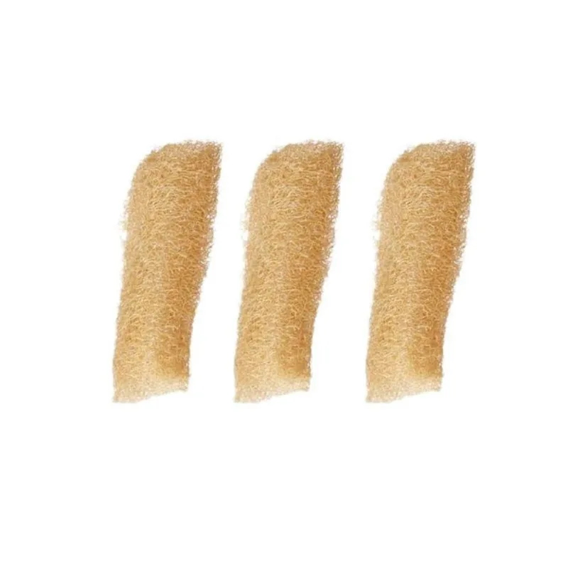 Kit 3 Esponjas Bucha Vegetal Natural Para Banho Esfoliação