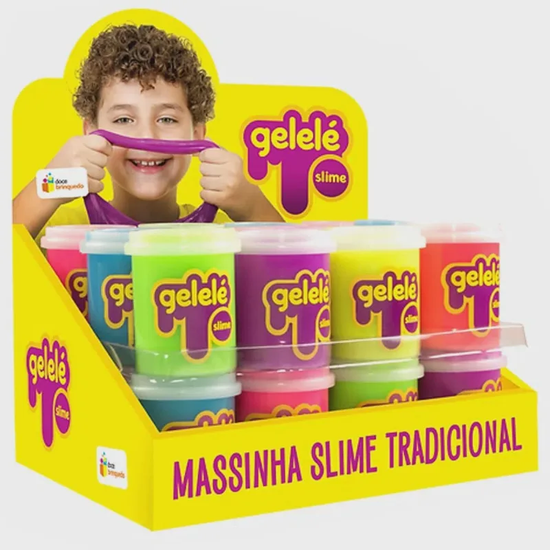 Slime Tradicional 152g Gelelé 12 Unidades