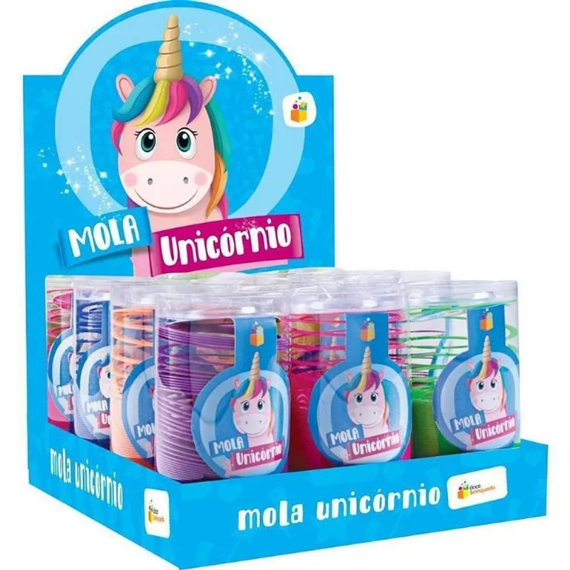 Mola Mania Unicórnio Sortidos Pacote com 12 Unidades Doce Brinquedo
