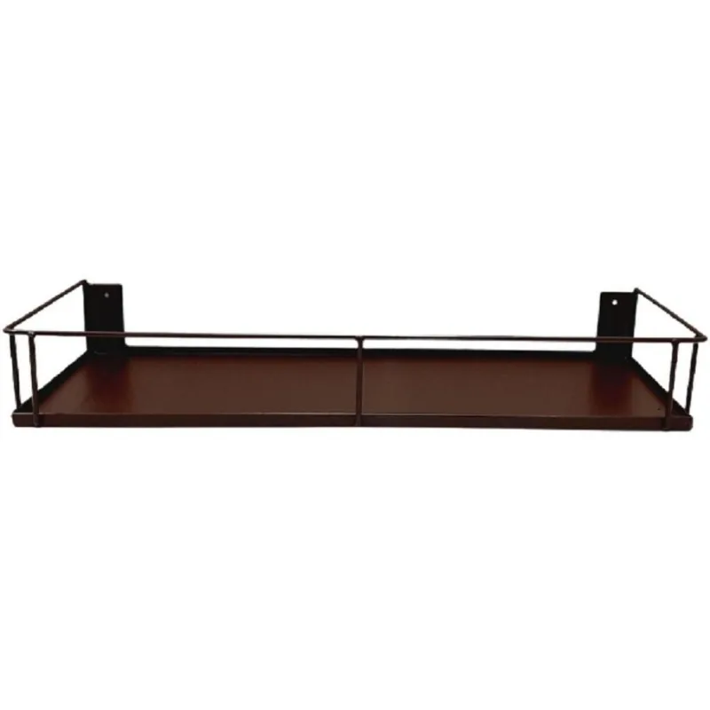 Prateleira Decorativa DS Hera Aço Pintado Corten 20x80cm