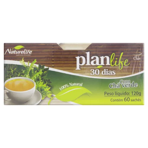 Chá Planlife 30 Dias Naturelife C/ 60 Sachês - NATURELIFE