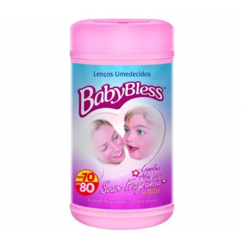 Lenco Umed.baby Bless Pg70 Lv80 Aloe Vera Pt Rosa - Higiene E Beleza