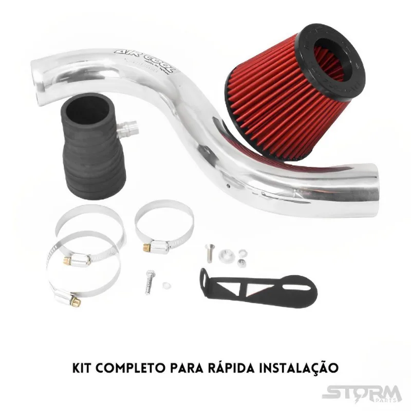 Kit Completo Intake Filtro De Ar Esportivo Peugeot 207 1.4