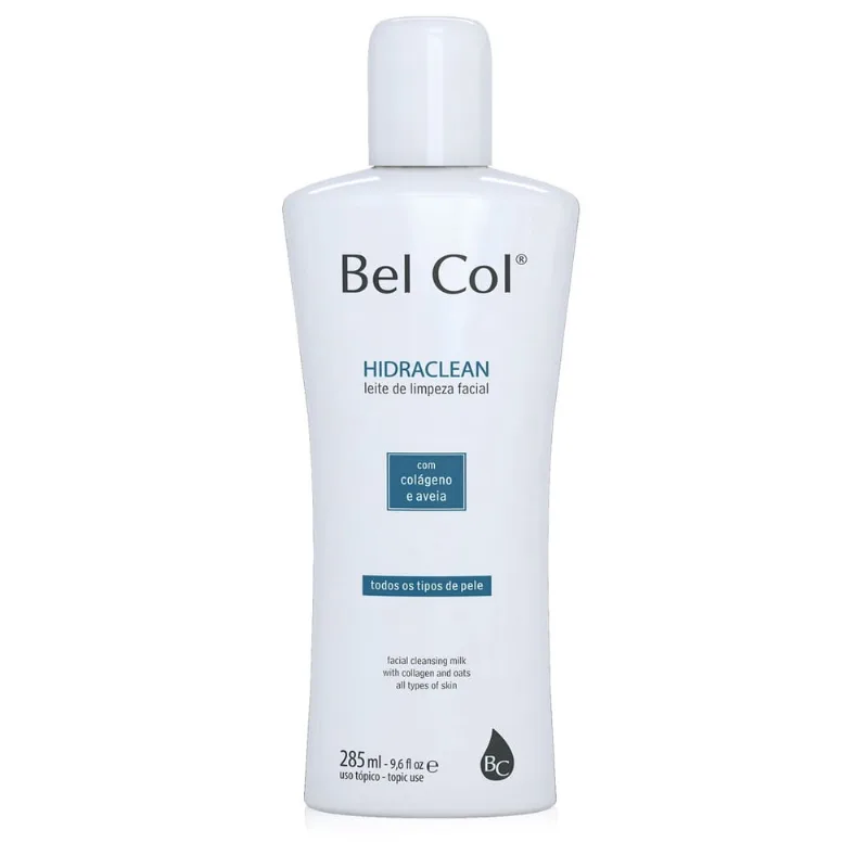 Bel Col Hidraclean Leite De Limpeza Facial, Colágeno 285 Ml