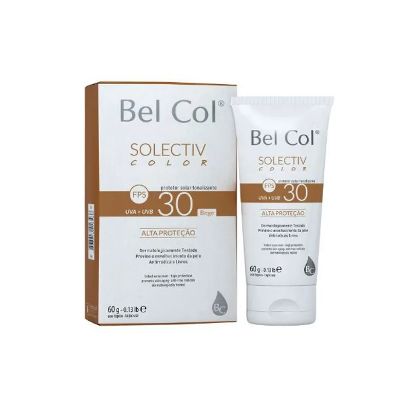 Solectiv Color Fps 30 Protetor Solar Tonalizante 60g Bel Col