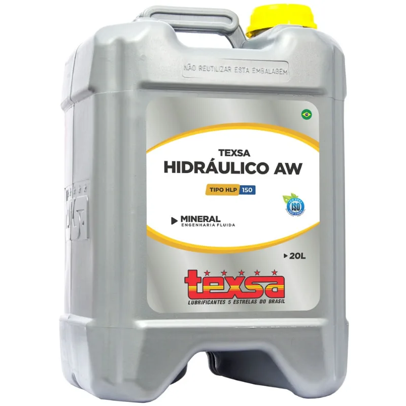 Óleo Lubrificante Mineral 150W Texsa Hidráulico aw 20 Litros
