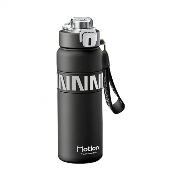 Garrafa Térmica Inox Fit 800ml Preto - LC - Presentes