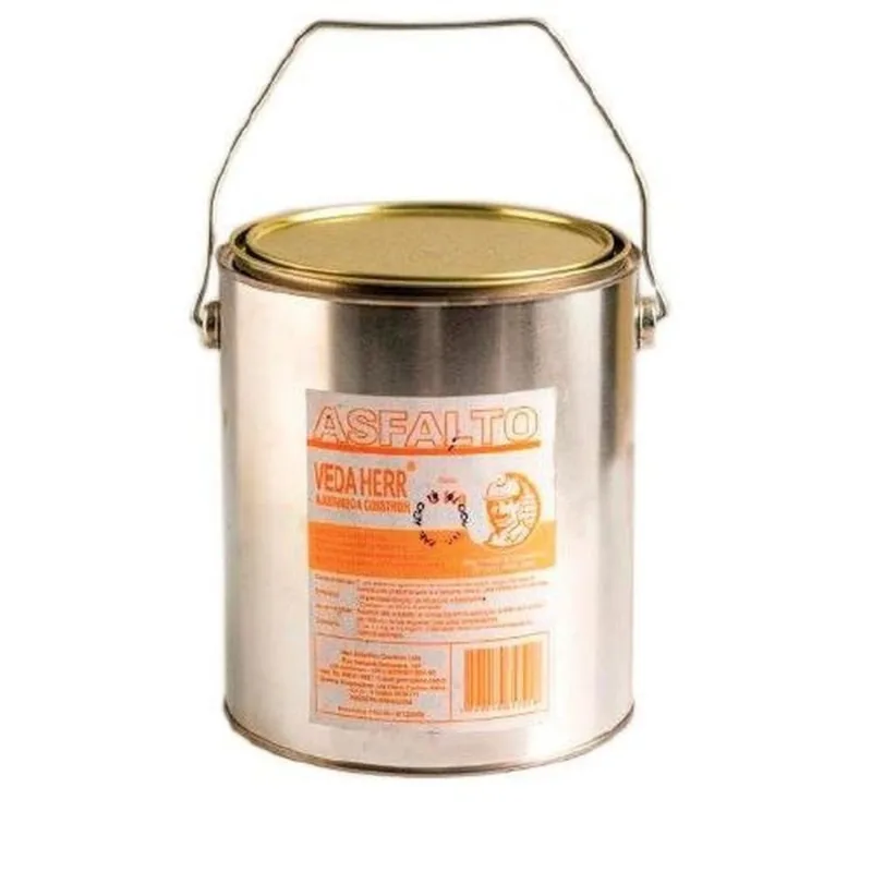 Asfalto Piche Líquido Lata 3kg Impermeabilização Betume Herr