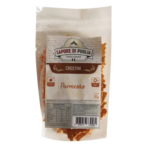 CROSTINE PARMESSAO ALIMENTOS - SAPORE DI PUGLIA - Produtos De Pastelaria