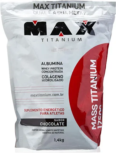 Mass Titanium 17500 Max Titanium Chocolate 1,4kg - MAX TITANIUM - Suplementos