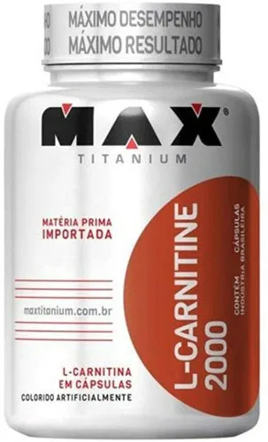 L Carnitine 2000 60 Cápsulas Max Titanium - MAX TITANIUM - Suplementos