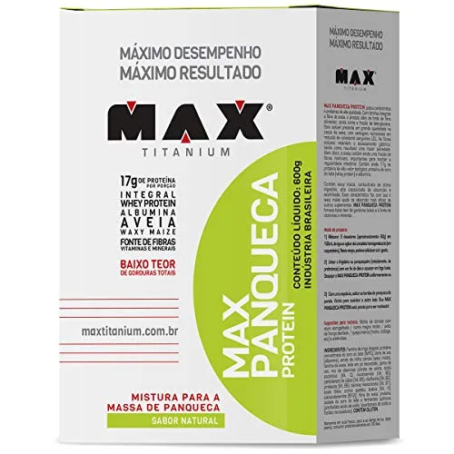 Max Panqueca Protein 600g Supley - MAX TITANIUM - Suplementos