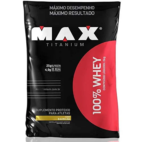 Whey 100 2kg Vitamina De Frutas Max Titanium - MAX TITANIUM - Suplementos