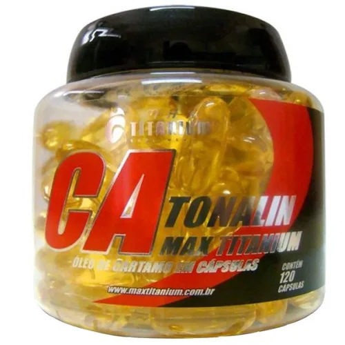 Nutricional Max Titanium Ca Tonalin Pote 120 Cápsulas - MAX TITANIUM - Suplementos