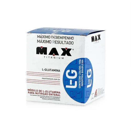 Esportivo Max Titanium L Glutamina Pote Pó 300 Gramas - MAX TITANIUM - Suplementos