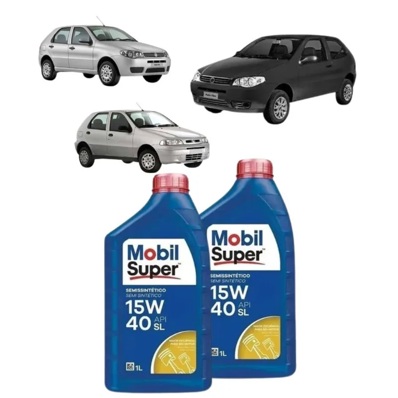 Óleo Mobil Super 2000 X1 15W-40 Semissintético - 2 Litro
