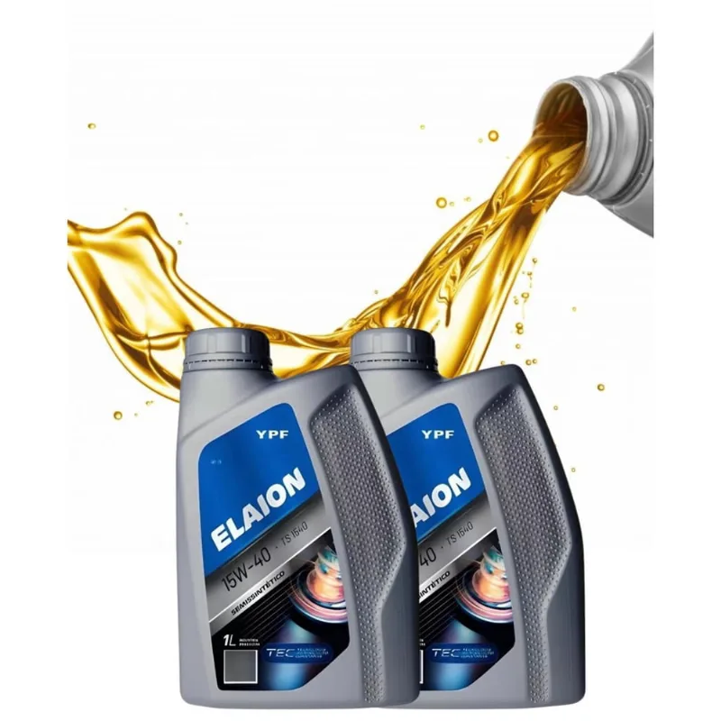 2X Óleo Lubrificante 15W40 Sn Elaion Ts1540 Semissintético
